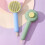 Pet Deshedding Comb With Massage Feature ABS Plastic-Cute pink 5
