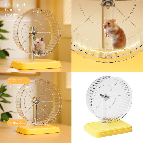 Oversized Quiet Hamster Running Wheel Nontoxic Plastic-17cm 1