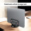 Foldable Table Edge Cup Holder Organizers Space Saving Storage 3