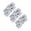 6Pcs Steel Sectional Brackets Locking Clips Secure Sofa-small 1