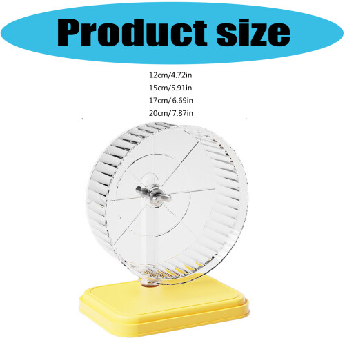 Oversized Quiet Hamster Running Wheel Nontoxic Plastic-17cm 2