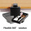 Foldable Table Edge Cup Holder Organizers Space Saving Storage 5