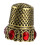 Retro Metal Thimble Finger Tip Protectors for-Ancient gold 1