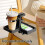 Foldable Table Edge Cup Holder Organizers Space Saving Storage 6