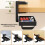 Foldable Table Edge Cup Holder Organizers Space Saving Storage 7