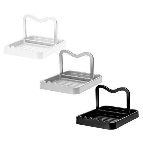 Kitchen Tool Organizer With Nonslip Base Quick Setups-White 2