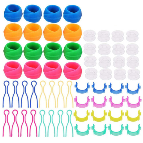 Multipurpose Sewing Thread Holder Clip Set Anti Slip Plastic-E.