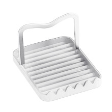 Kitchen Tool Organizer With Nonslip Base Quick Setups-White
