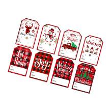 100/200Pcs Christmas Name Sticker 60x40mm Adhesive Wrapping-100