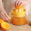 Handheld Lemon Juicer for Kitchen Portable Juice-Yellow 6