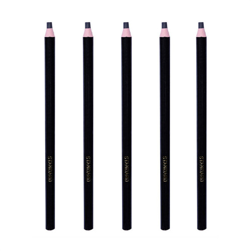 5Pcs Paper Wrapped Crayons Fabric Drawing Tool Reusable-Black