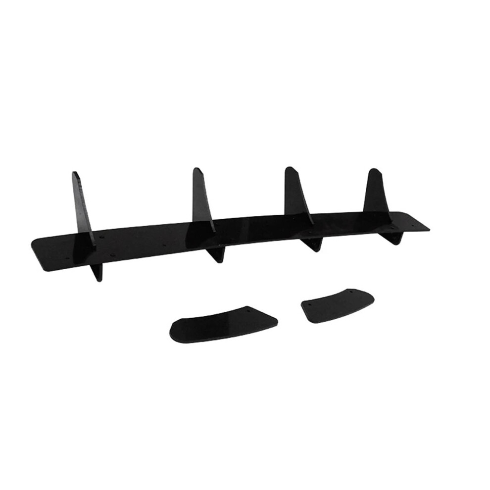 Glossy Car Rear Diffuser And Bumper Lip Spoiler For Vw Golf Gti Mk7 20132016 Sporty Design Black 9073542738473