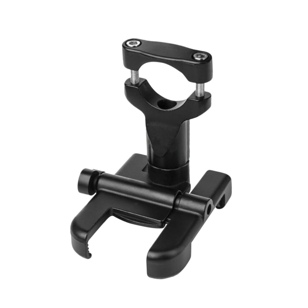 Universal Motorcycle Phone Mount Holder With Secure Adjustable Clamp For Bike And Scooter Handlebar Black 9092120821543