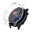 Case with 3D Full Coverage TPU Shell, Slim Shockproof Protective Cover Black Silver Clear for Amazfit GTR 3 Pro 5