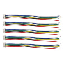 Micro 1.25mm 6Pin Connector Cable Single Head Plug for PCB and LED Projects 10CM 10Pcs