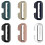 Screen Protector Case 6 Pack for Keep B3 Smart Watch, Full Coverage Tempered Glass Shield with Easy Snap Installation 2
