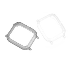 2 Pack TPU Watch Case Cover with Screen Protector, Flexible Protective Case for Smartwatch Daily Wear
