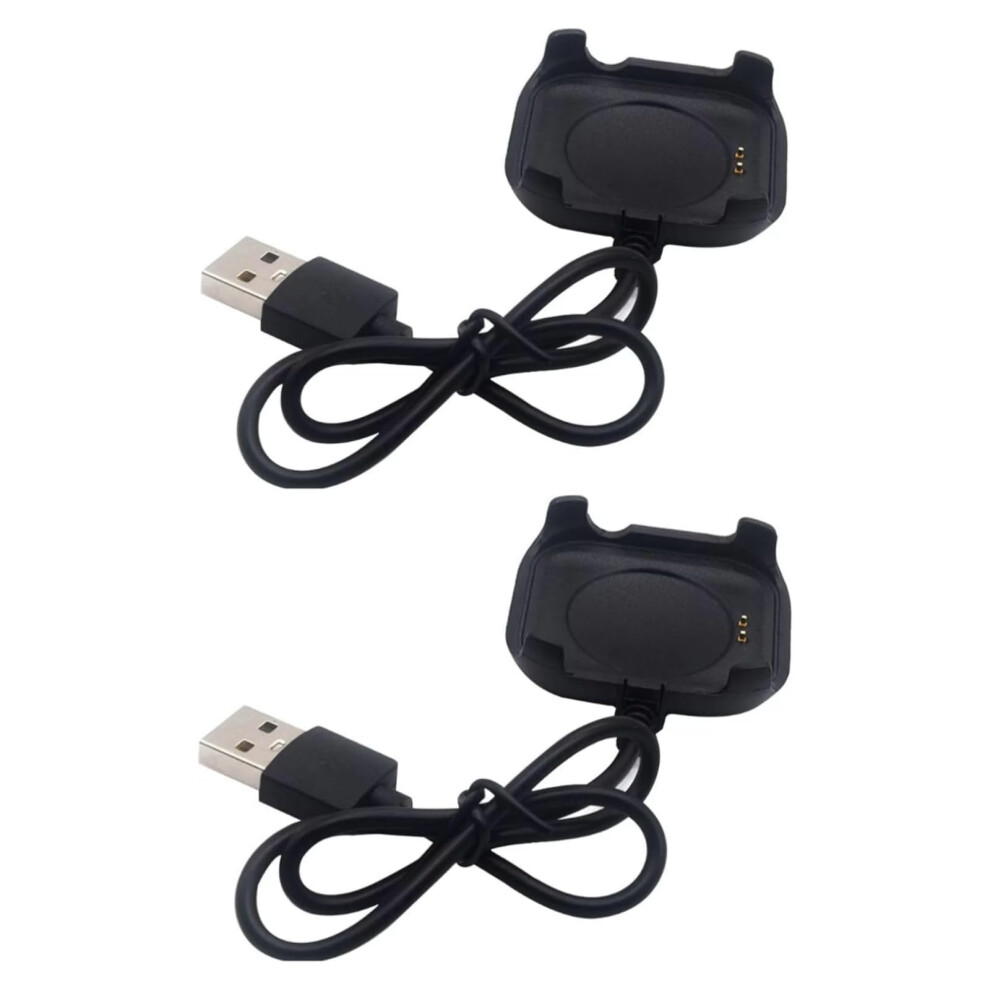 2Pcs Magnetic Charging Cable For Hw22 Smartwatch 30Cm Fast Usb Charger Cord Dual Pack Black 9771547082460