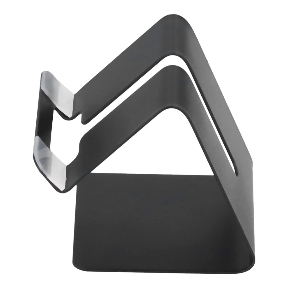 Aluminium Alloy Phone And Tablet Stand, Adjustable Desk Holder For Mobile Phones, Lightweight Black 9092120823714