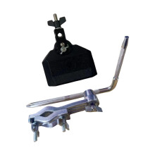 Cowbell Holder Clamp Support Metal Stand Adjustable-Black
