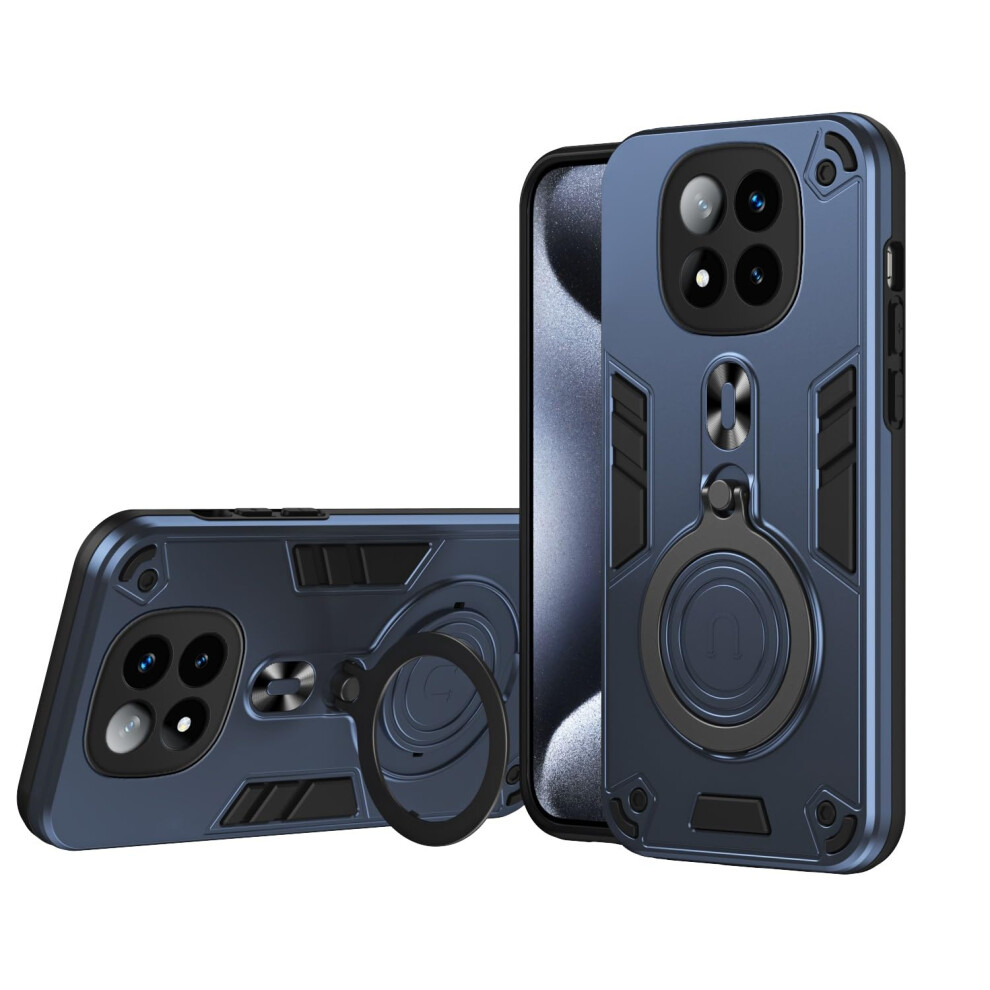 Case Shockproof Military Grade Magnetic Kickstand Hard Cover For Xiaomi Redmi Note 14 Pro+ Blue 9771547083917