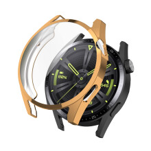 2 Pack Soft TPU Bumper Case Cover ImpactResistant Protective Fit for Huawei Watch GT3 46mm