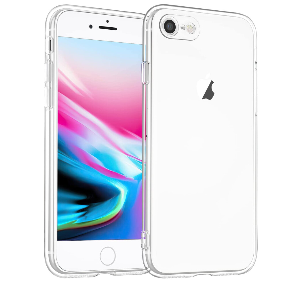 Clear Case Slim Crystal Tpu Shockproof Cover For Iphone Se2022/8/7/Se2020 9092120825800