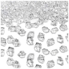 VasenfüLler, KüNstliche EiswüRfel, VasenfüLler Aus Acryl für TafelaufsäTze, ZerstoßEne Eiskristalle, Klare Steine, Diamanten