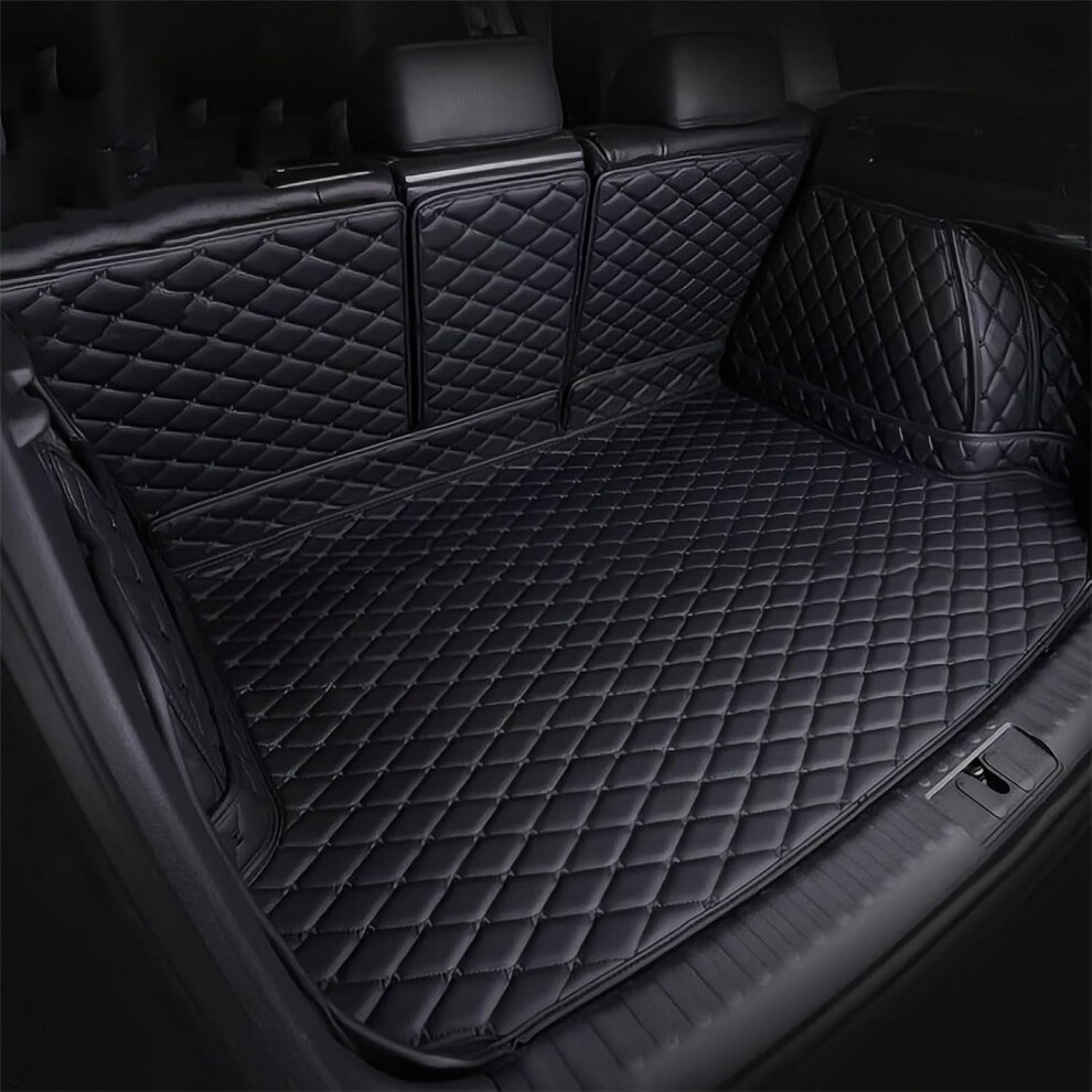Car Trunk Mat For Land Rover Range Rover Velar 20212023, Waterproof Leather Cargo Liner With Antislip Design, Black 9073542863717