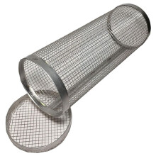 Bbq Smoked Net Barbecue Cylinder Stainless Steel Barbecue Grate Campfire Barbecue Bucket Camping Picnic 30cm