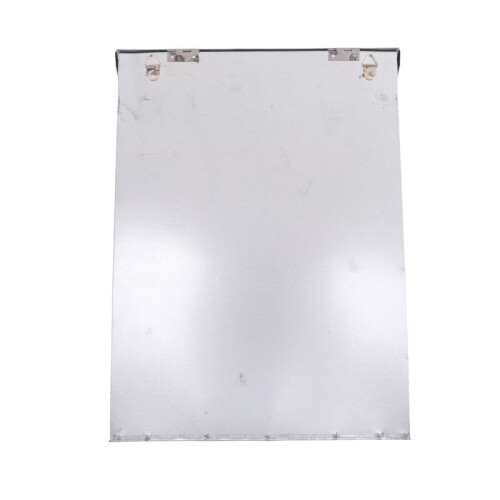 Mailbox Vintage Wall Mount Mailbox Post Letter Box for Outside Antique Metal Mailbox Rust Resistant Mail Holder Silver 1