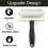 Pizza Dough Roller Stainless Steel, Pizza Pin Puncher Dough Hole Maker with Plastic Handle, Docking Tool 2