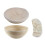 2Pcs Bread Proofing Baskets,Round Rattan Bread Bowls with Liners for Home Bakers Baking Making 23cm 1