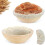 2Pcs Bread Proofing Baskets,Round Rattan Bread Bowls with Liners for Home Bakers Baking Making 23cm 6