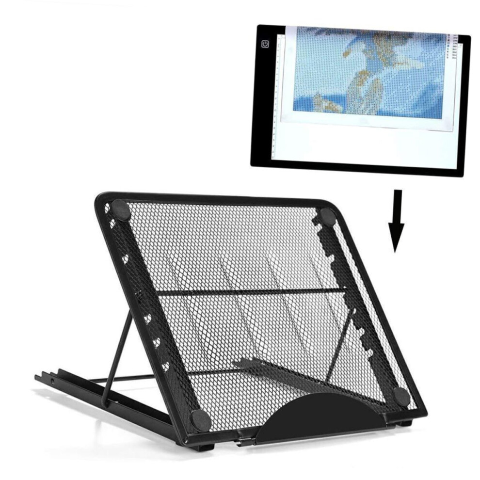 Adjustable Ergonomic Laptop Stand With Enhanced Airflow Cooling Foldable Tablet Holder For Desk 9771547646860