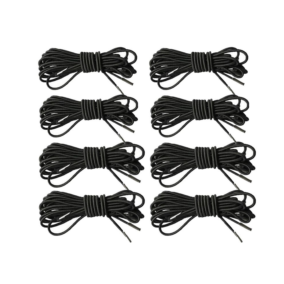 Tauoh 8Pcs Elastic Camping Multistrand Dichotomanthes Rope Sun Loungers Fixing For Recliners Chair Repair Rope Cord Kit