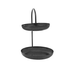 Multifunctional Serving Platter Double Cake Rack Jewelry Rack Storage Tray Home Dec Dessert Rack Cake Plate Fruit Tray A