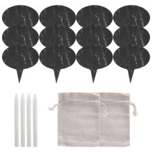 Marcadores de Queso para Tablero de CharcuteríA, Juego de 18 Piezas de Letrero de Etiquetas de Queso de Pizarra, Juego de Marcadores de Queso, Nombre