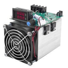 12V Battery Capacity Tester Module with Dual Cooling Fans, Adjustable Analyzer for Reliable Battery Verification