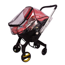 Baby Carriage Rain Cover Breathable Double Zipper Windproof Rain Cover Stroller Raincoat Baby Travel Accessories