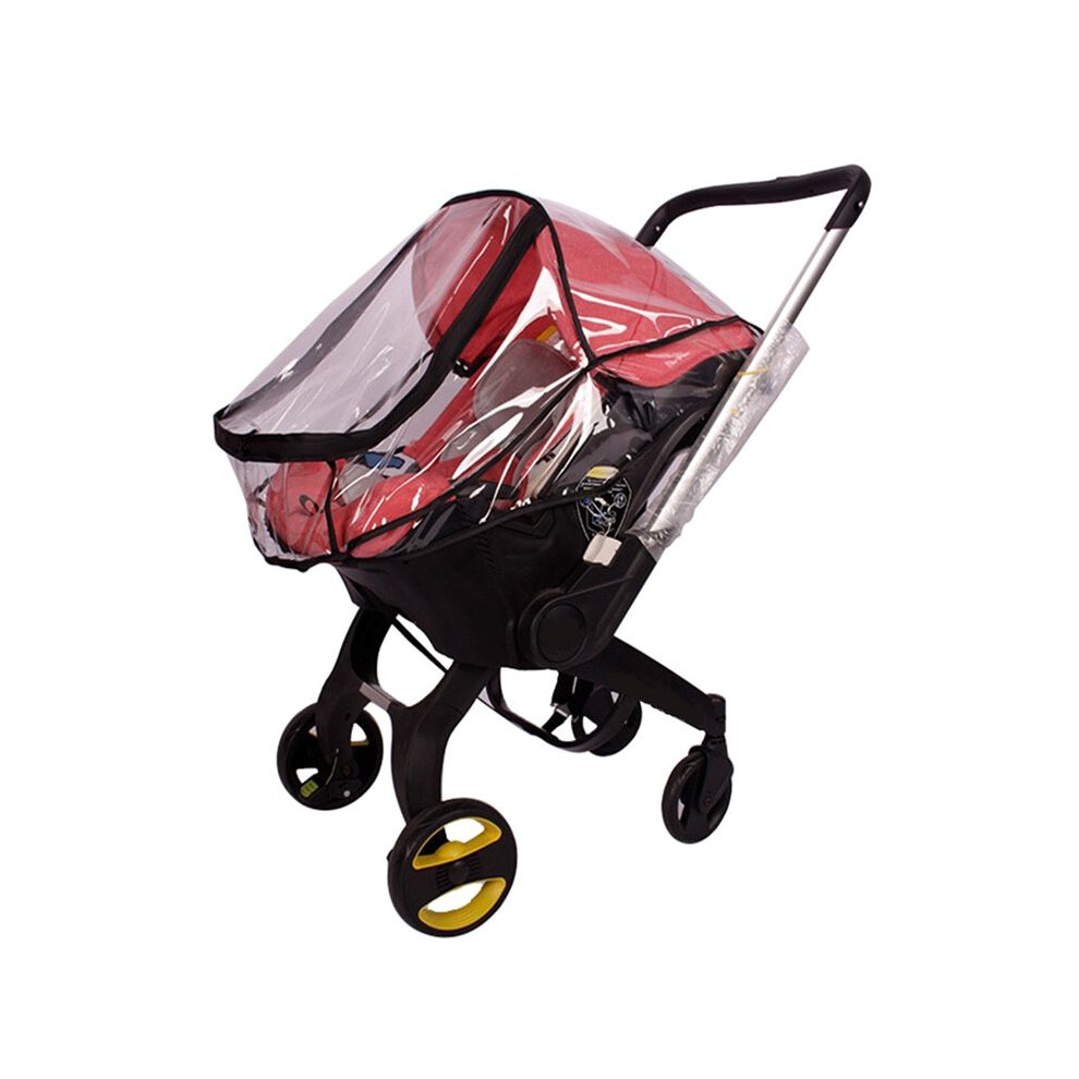 Baby Carriage Rain Cover Breathable Double Zipper Windproof Rain Cover Stroller Raincoat Baby  Travel Accessories