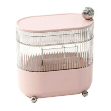 Rotatable Jewelry Boxs Multi-Layer Desktop Storage Box for Cosmetics Lipsticks Cables Jewelry Makeup Organizer,