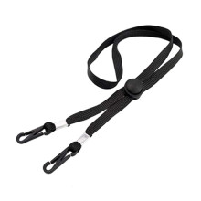20Pcs Lanyard Strap Holder for Face Masks Glasses, Wearing Neck Anti-Lost, Relax Ears for Unisex Women Men Kids-Black