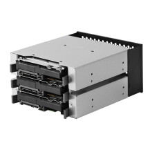 2X Gabbia per HDD da 3,5 Pollici Rack per Unità Disco Rigido Supporto per Gabbia per Unità Disco Rigido 3 Dischi Rigidi HDD