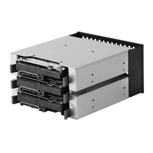 2X 3,5 Polegadas HDD Cage Rack Bandeja de Driver Rígido Suporte para Gaiola de Disco Rígido 3 Discos Rígidos HDD