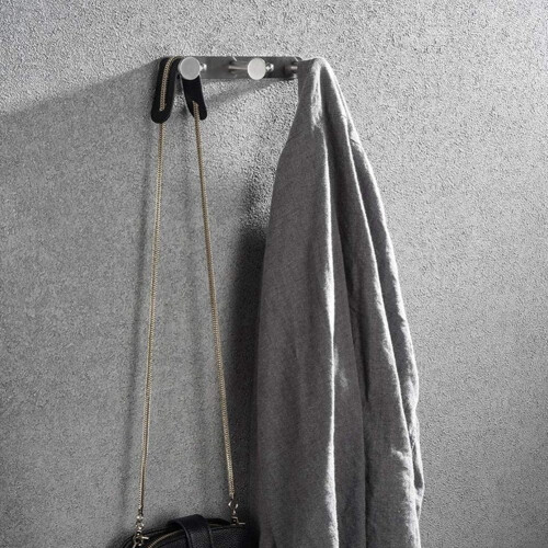 Towel Hook Stainless Steel, Robe Hook Wall Mount Drilled, Coat Hook Wall Hook Drilling,Door Hook Silver 3 Hook