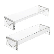 Clear Cracker Serving Tray, Transparent Macaron Display Tray, Rectangular Cracker Holder for Serving Trays