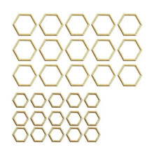 Hexagon-Bienen-AnhäNger, Maschenmarkierer zum Stricken, Goldfarben, HäKelnadel-Clip, Strickwerkzeuge, NäHzubehöR, C
