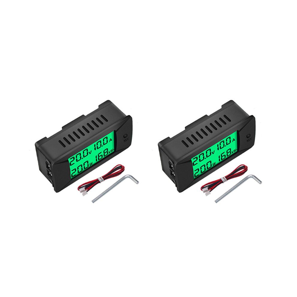 Peacefair 2X Pzem-025 Digital Battery Tester Bidirectional Ammeter Voltmeter Power Watt Meter 300V 50A 6032356045439