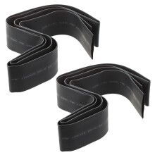 2pcs 20mm Black Heat Shrinkable Tube Shrink Tubing Sleeve Cable Wrap 1M